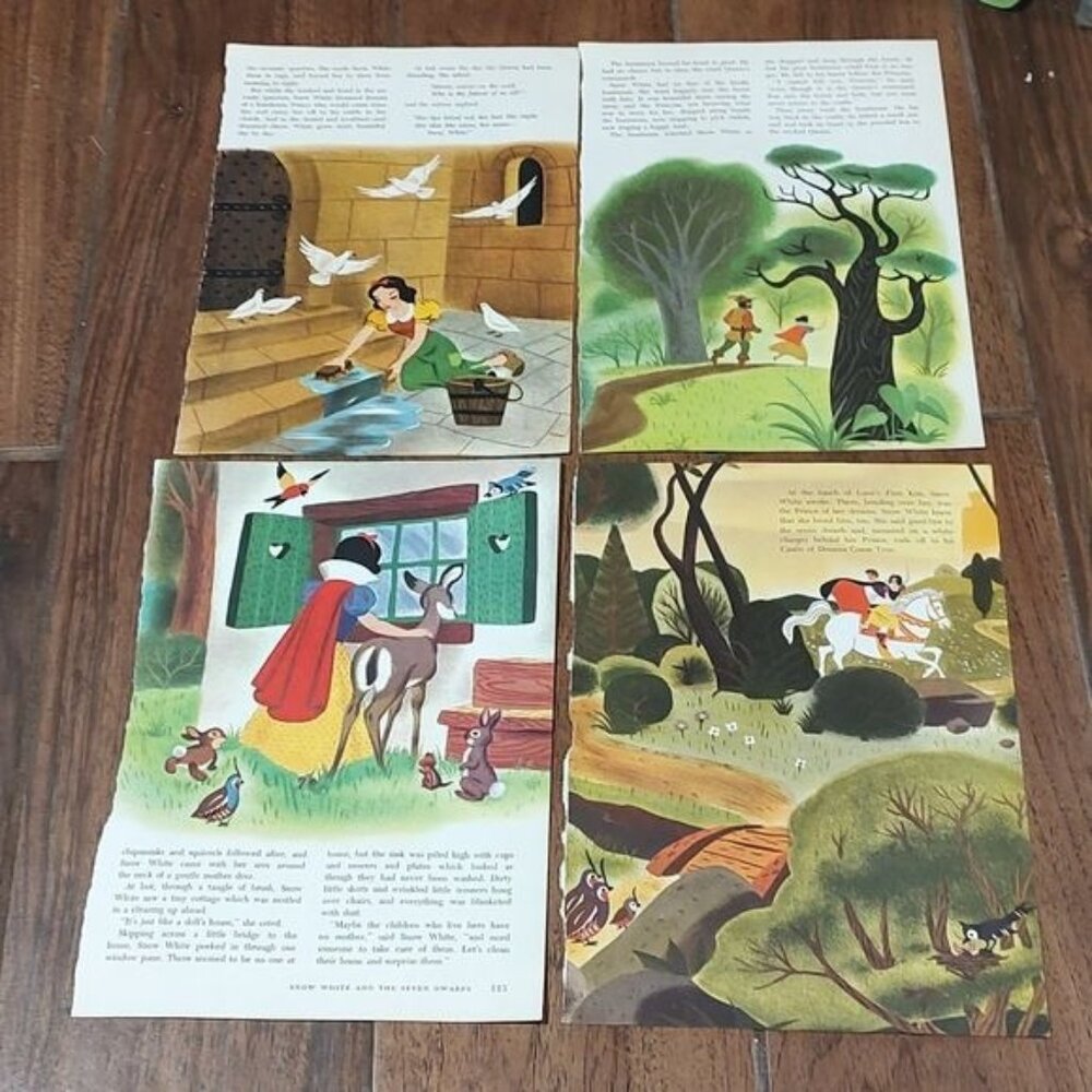 Disney Snow White 1965 Fantasyland princess decor picture nursery